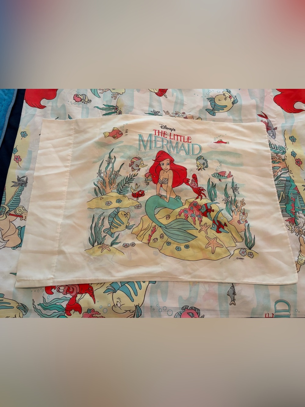 Vintage The Little Mermaid Bed Set